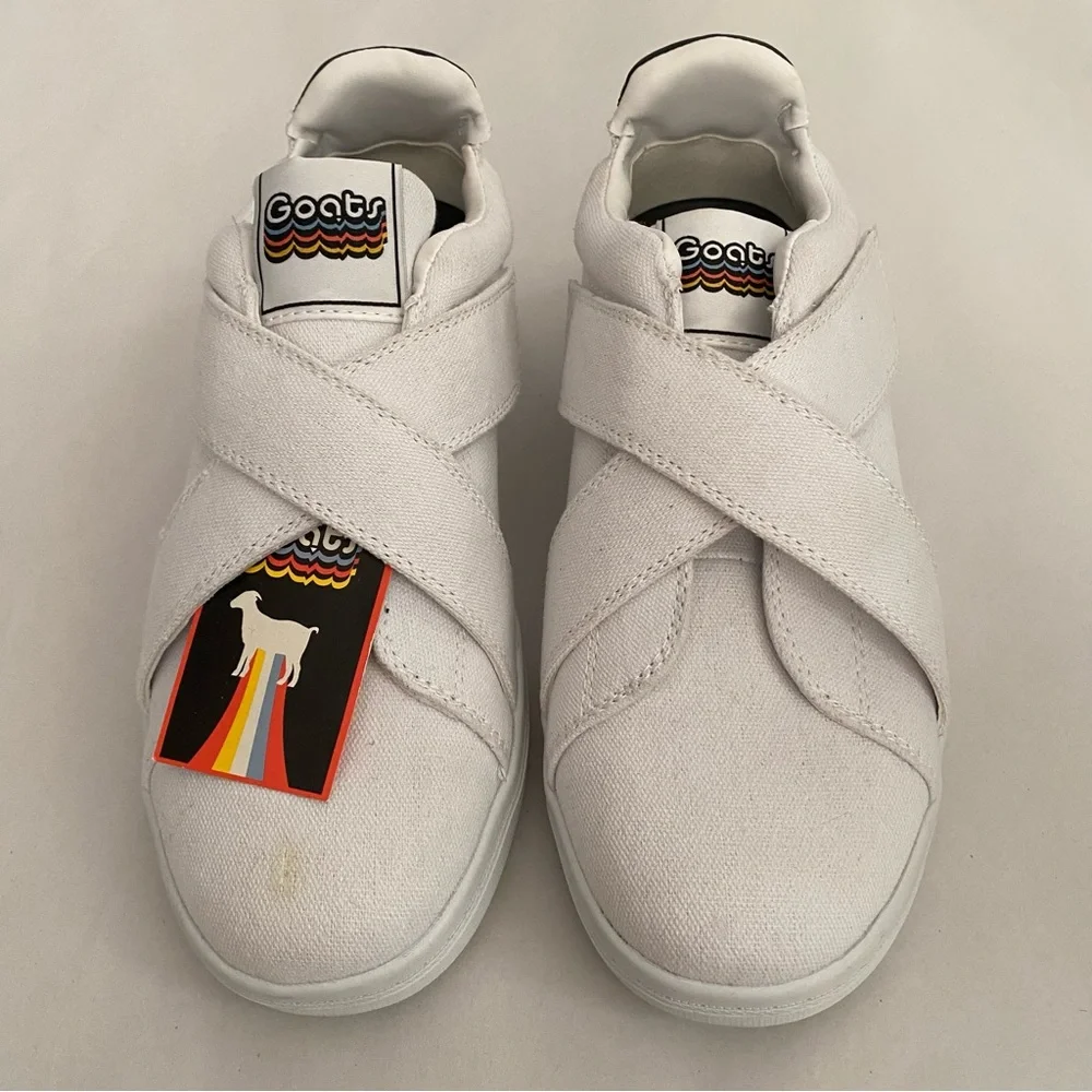 Goats Women’s Sneakers Size 7.5 Criss Cross Hood Loop Straps Streetwear NWT